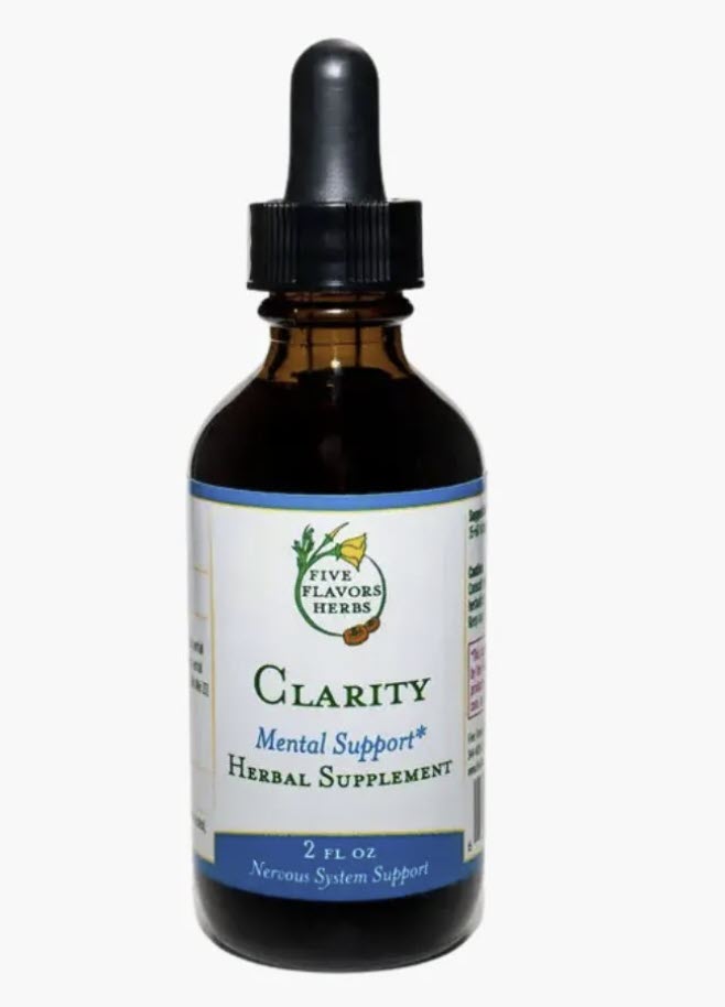 Clarity Tincture (Organic) with Gotu Kola & Gingko Leaf