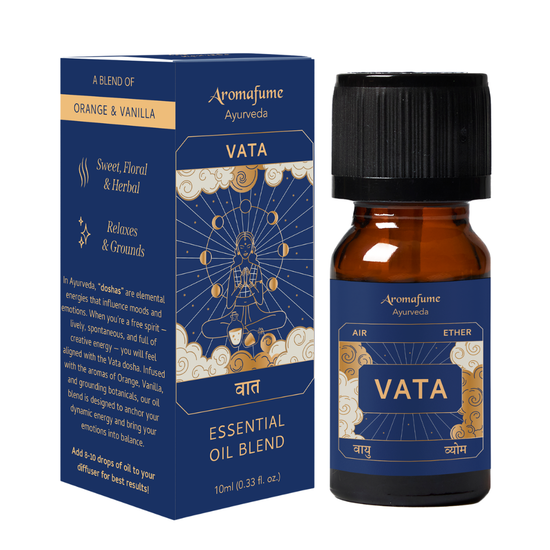 Vata Dosha Ayurvedic Essential Oil Blend | Orange & Vanilla (10 ml)