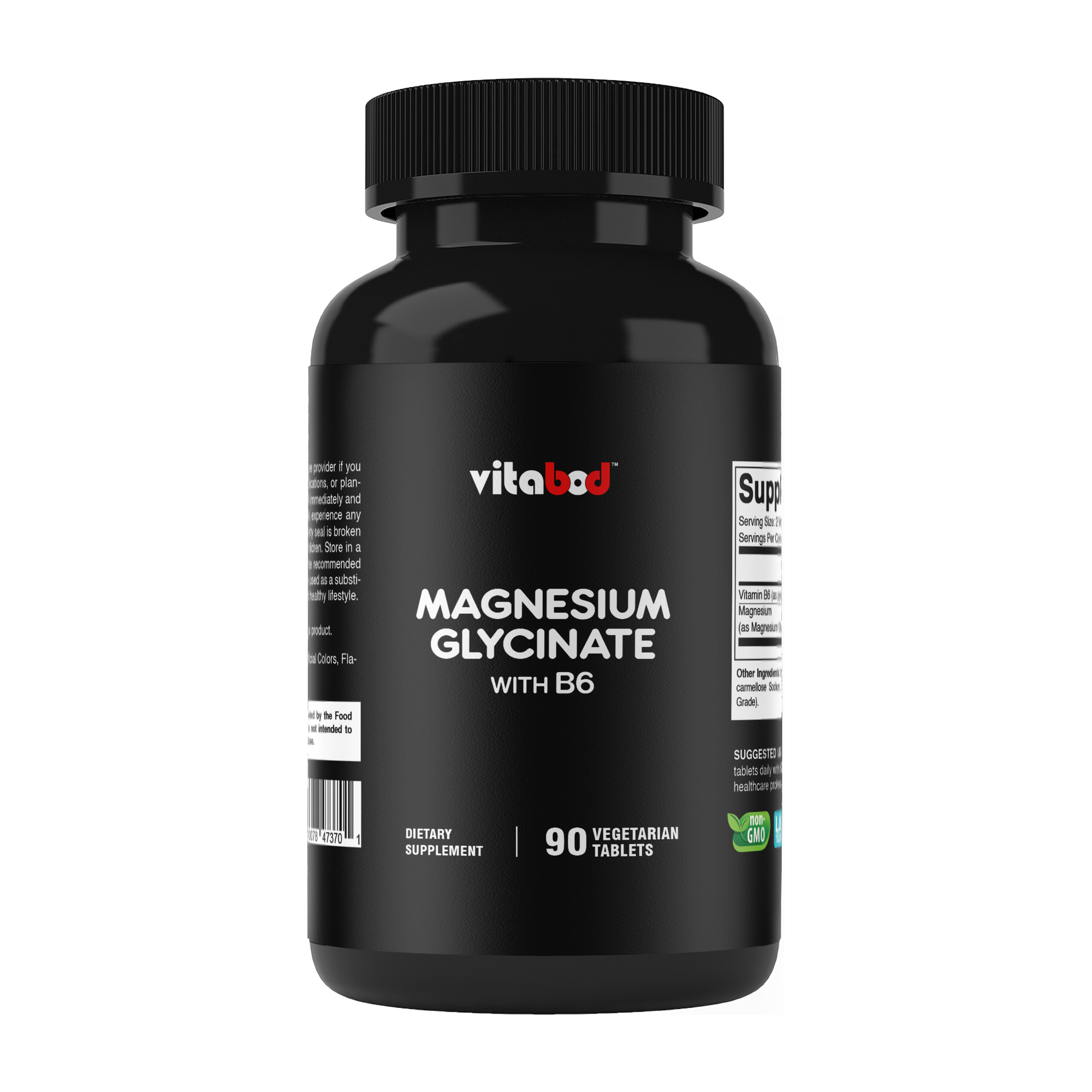 Magnesium Glycinate with B6 - 1000mg (90 Tablets)