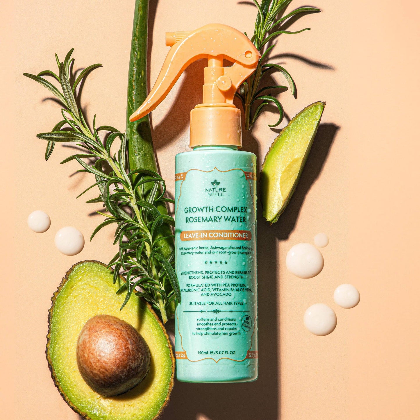 Rosemary Water Leave-In Conditioner Growth Complex