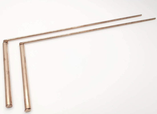Copper Dowsing Rods w/ Carrying Case