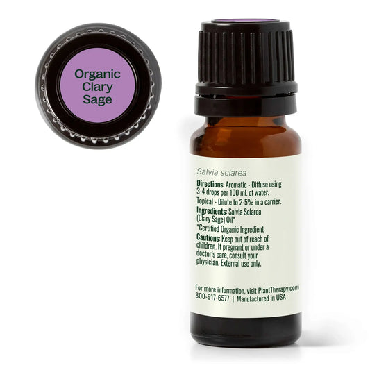 Organic Clary Sage Essential Oil (10 mL)