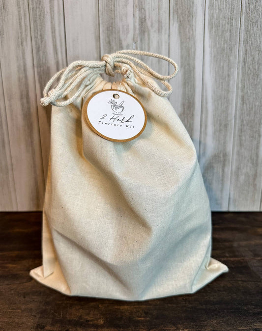 DIY Herb Tincture Kit - Includes, Dried herbs, mason jars, amber droppers, & more!