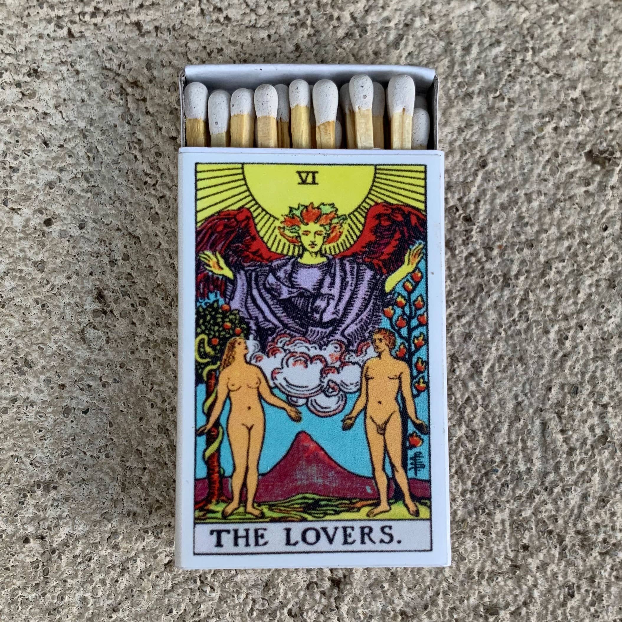 Tarot Matchbox - The Lovers