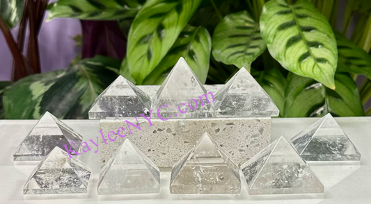 Natural Clear Quartz Crystal Pyramid