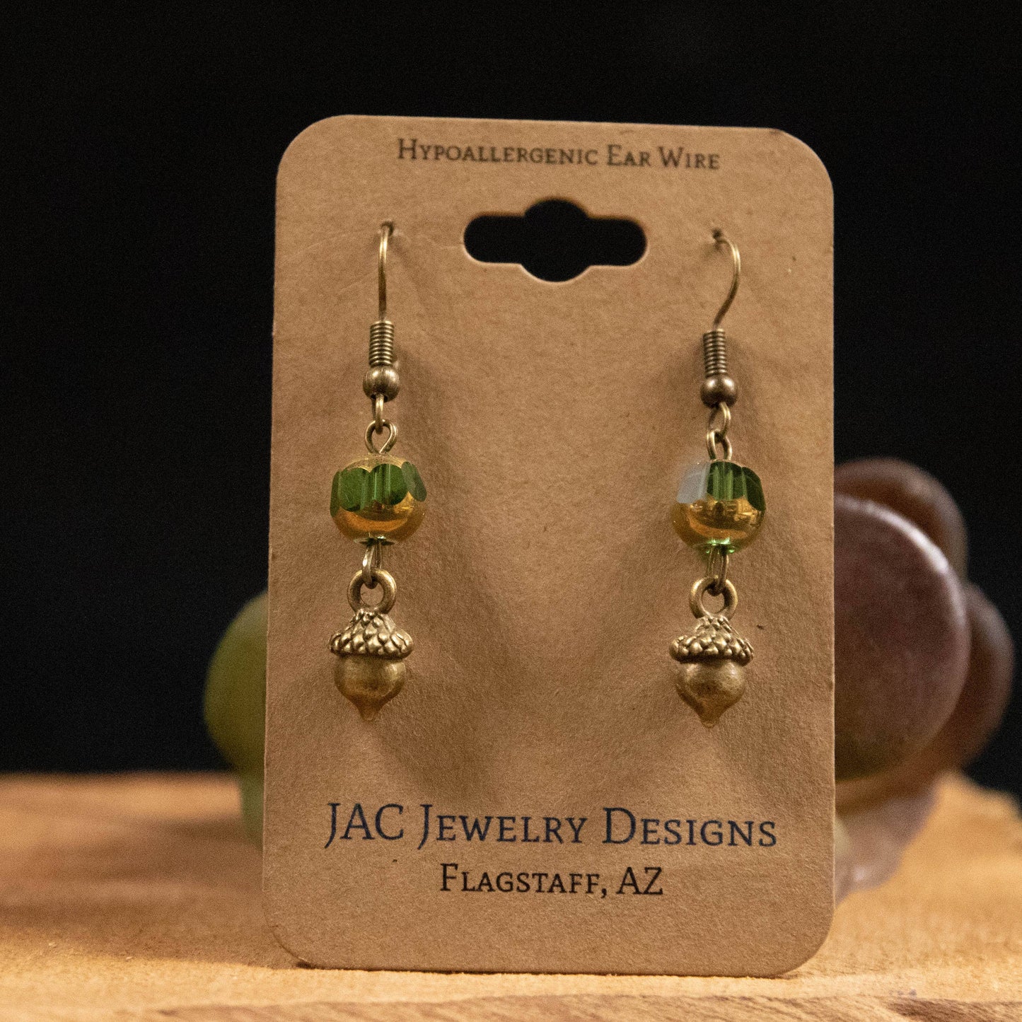 Ancient Wisdom Acorn Earrings