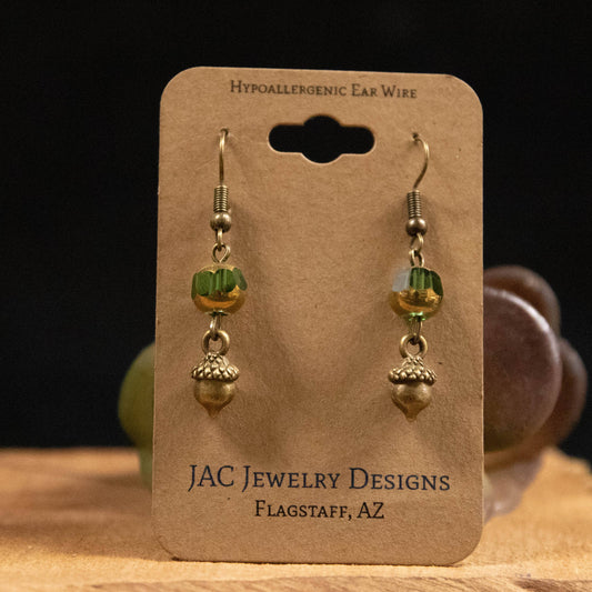 Ancient Wisdom Acorn Earrings