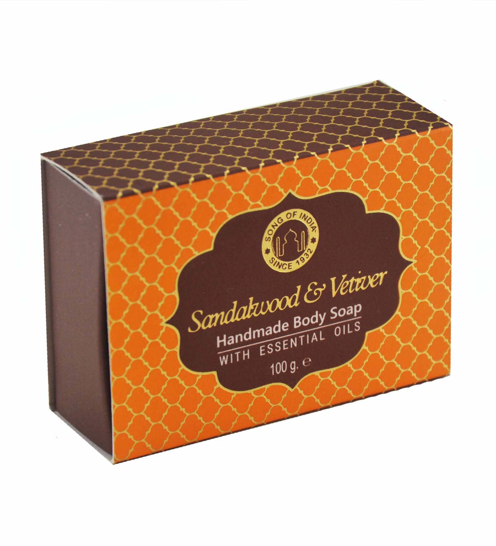 Sandalwood & Vetiver Handmade Body Soap with Essential Oils