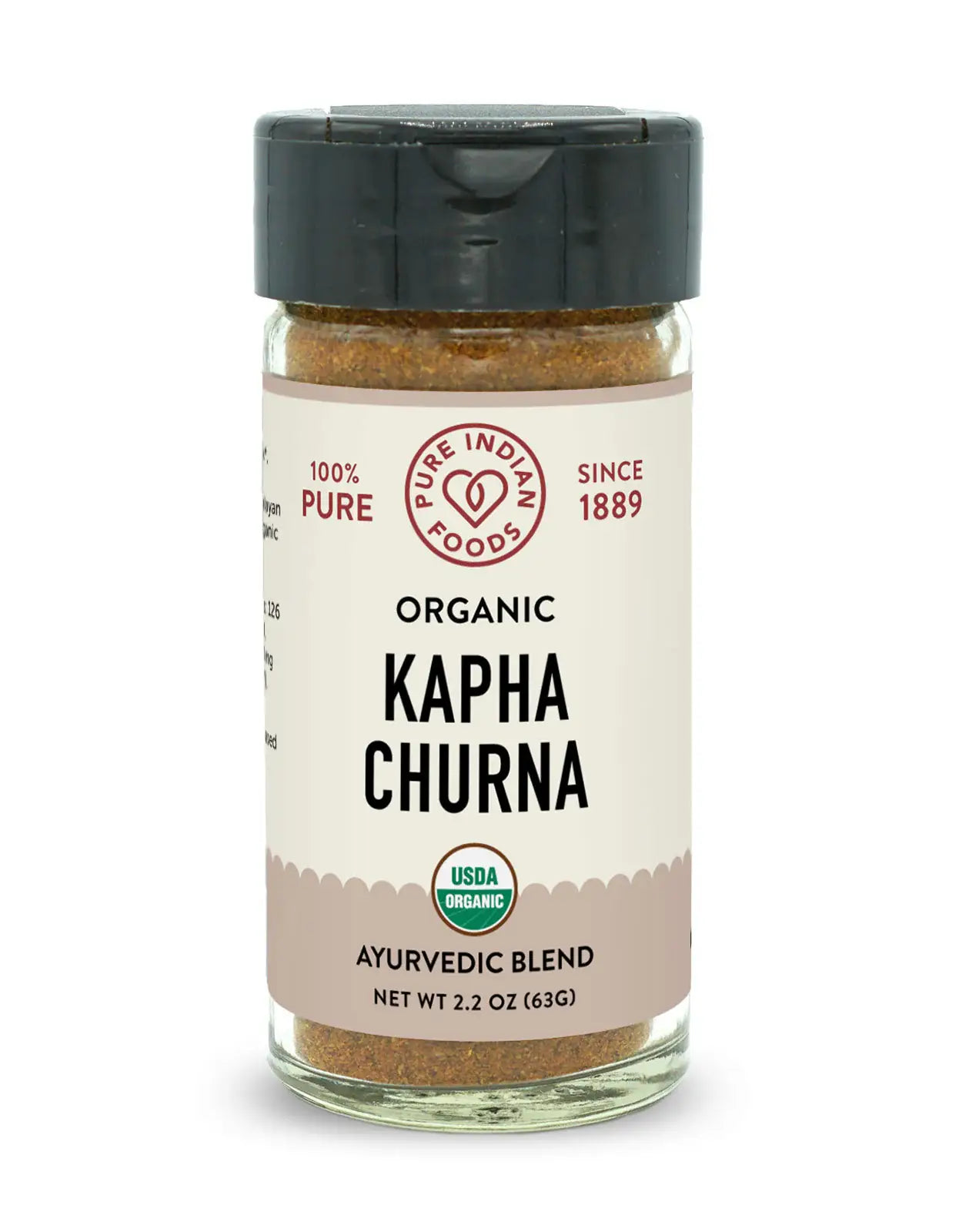 Kapha Churna - Ayurvedic spice blend to balance Kapha Dosha (Certified Organic - 2.2 oz)