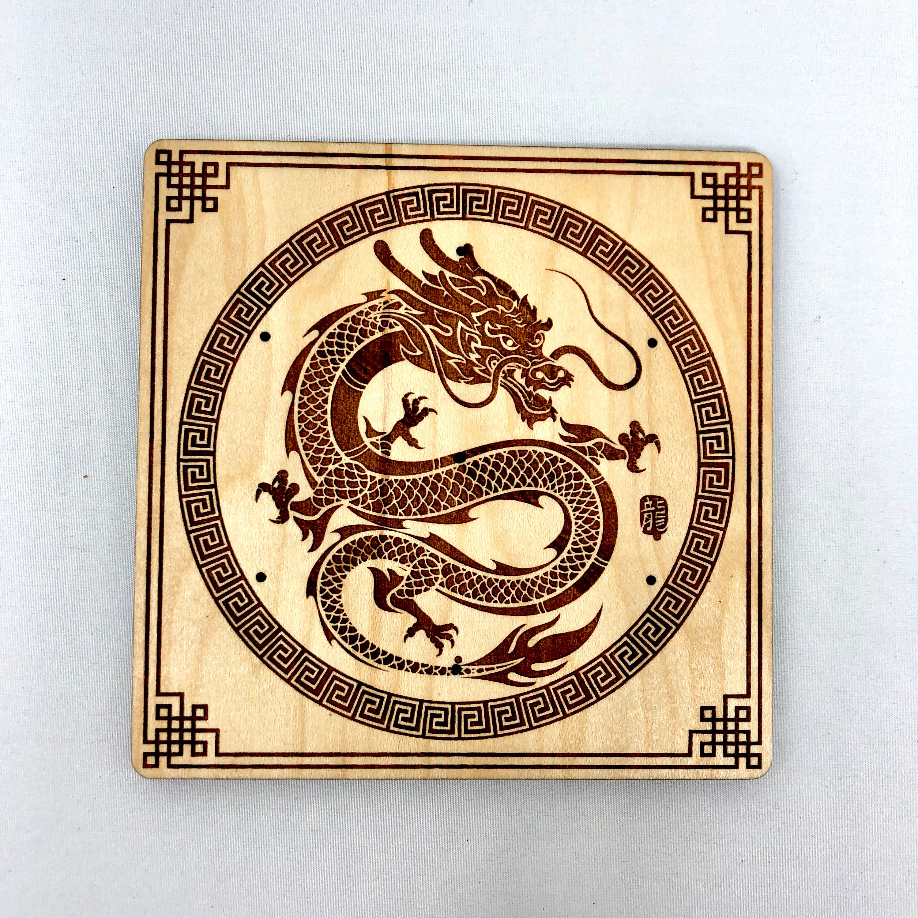 Carved Dragon Incense Holder - Holds up to 5 sticks of incense