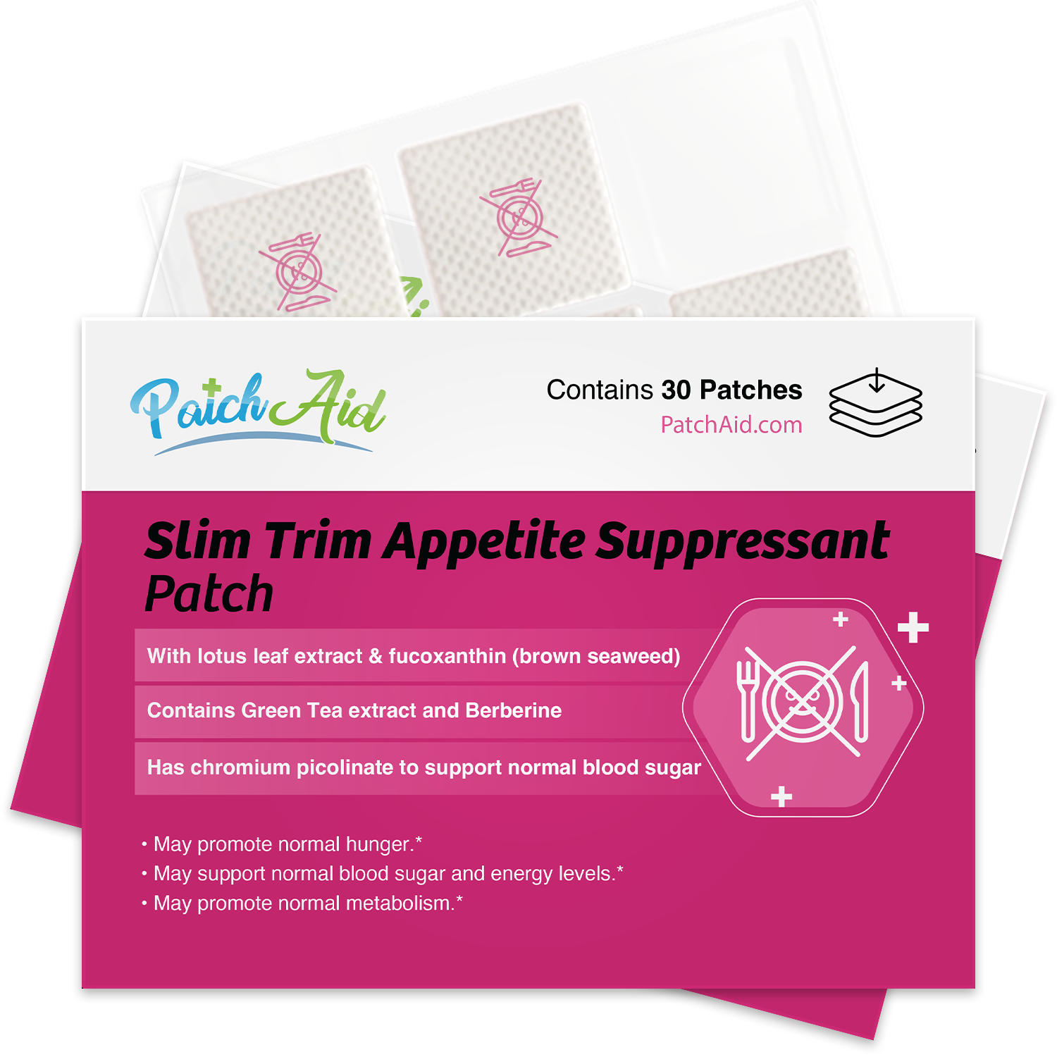 Slim Trim Appetite Suppressant Patch - Reduce Cravings