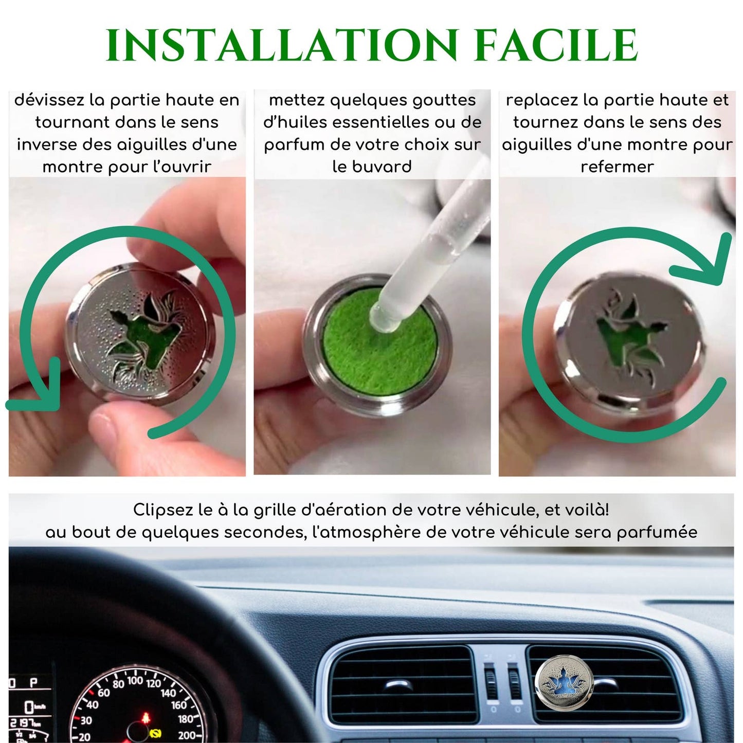 Essential Oil Car Diffuser - Bodhi