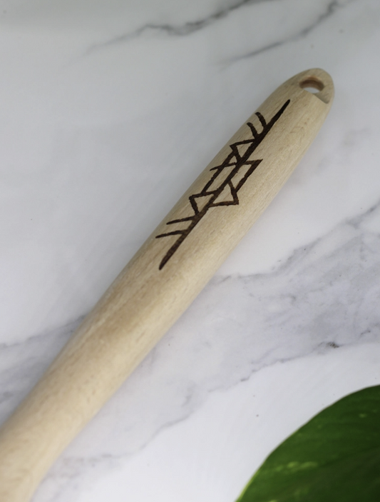 Freya Engraved Wooden Spatula