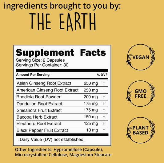 Ginseng Energy Supplement - Pick Me Up