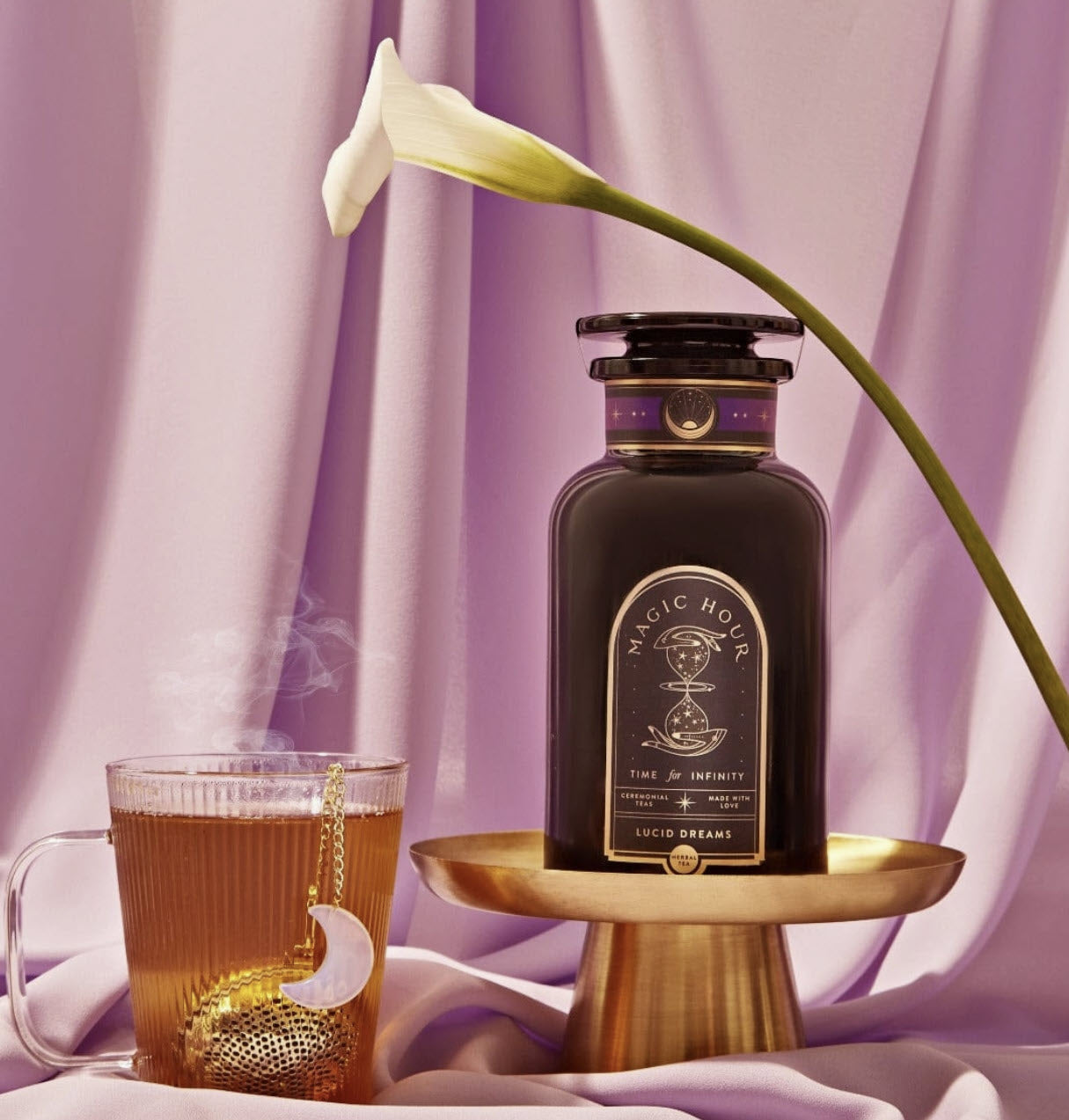 Top Shelf Apothecary Tea: Tulsi-Turmeric Lucid Dreams for Sleep & Calm