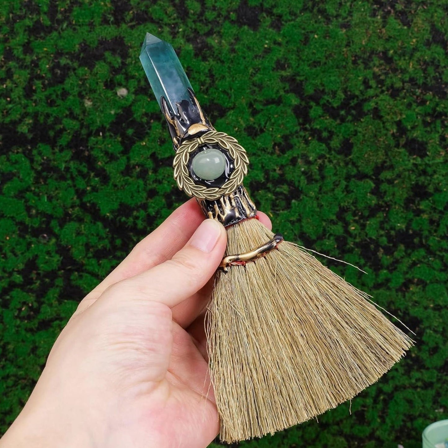 Magic Gemstone Broom