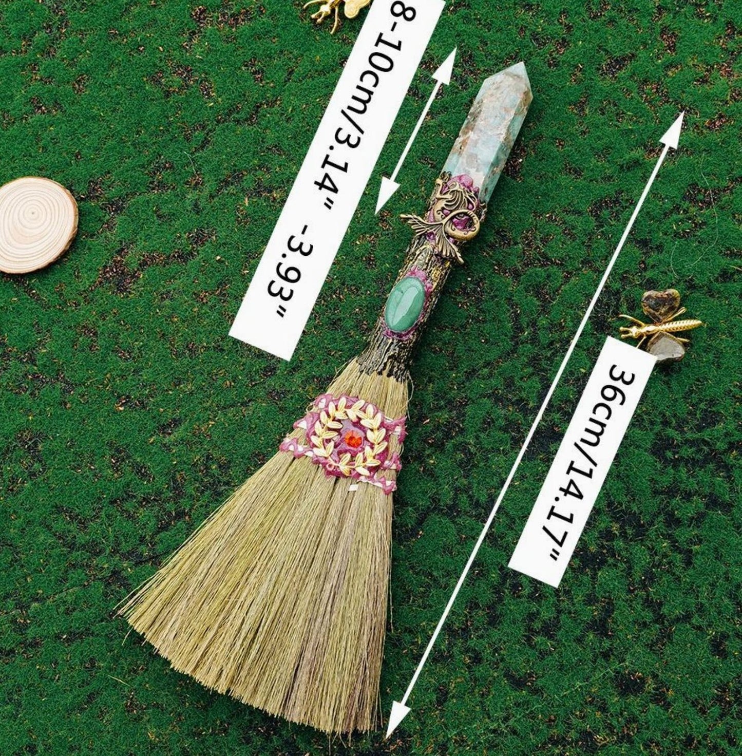 Magic Gemstone Broom