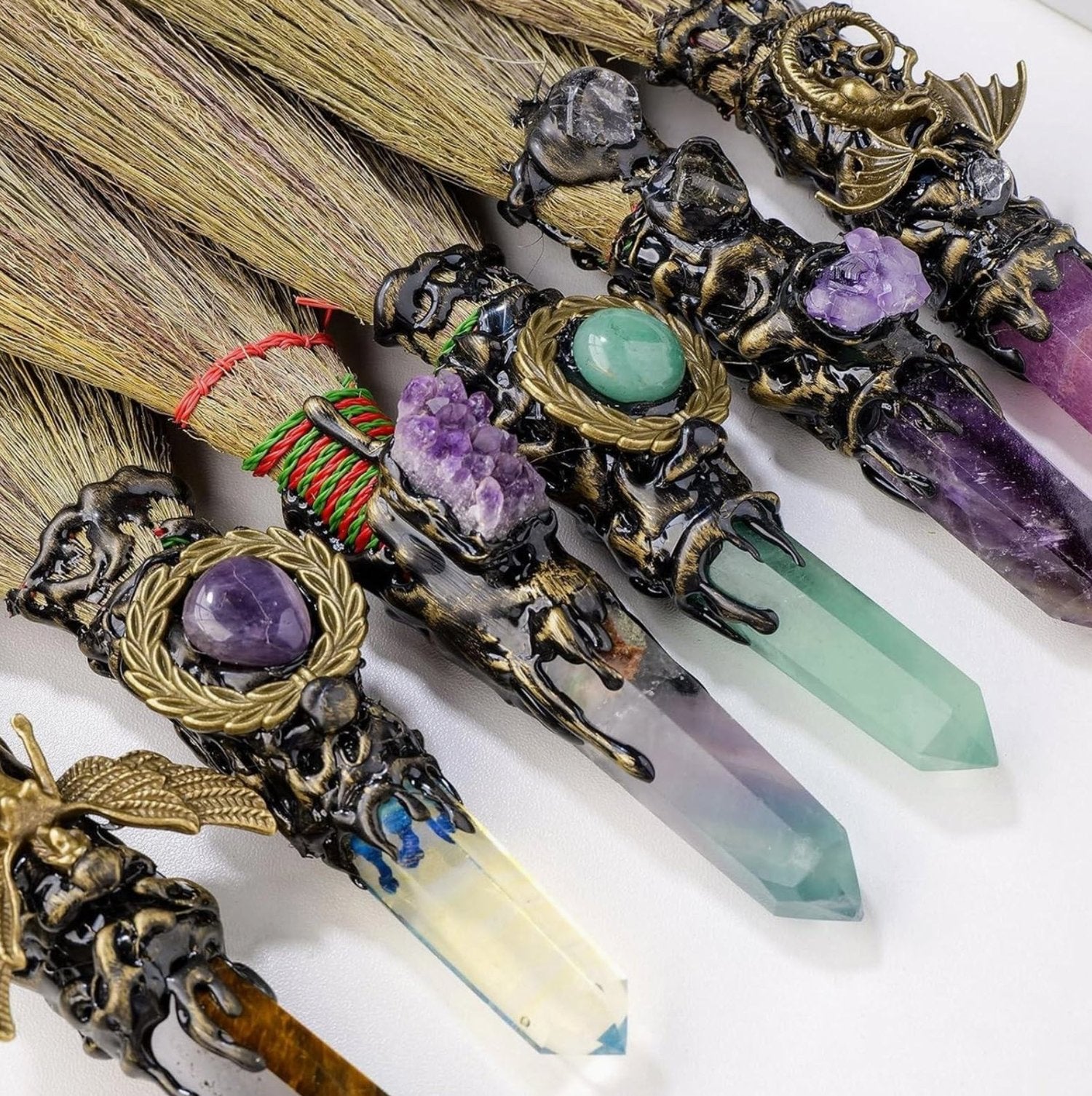 Magic Gemstone Mini-Broom