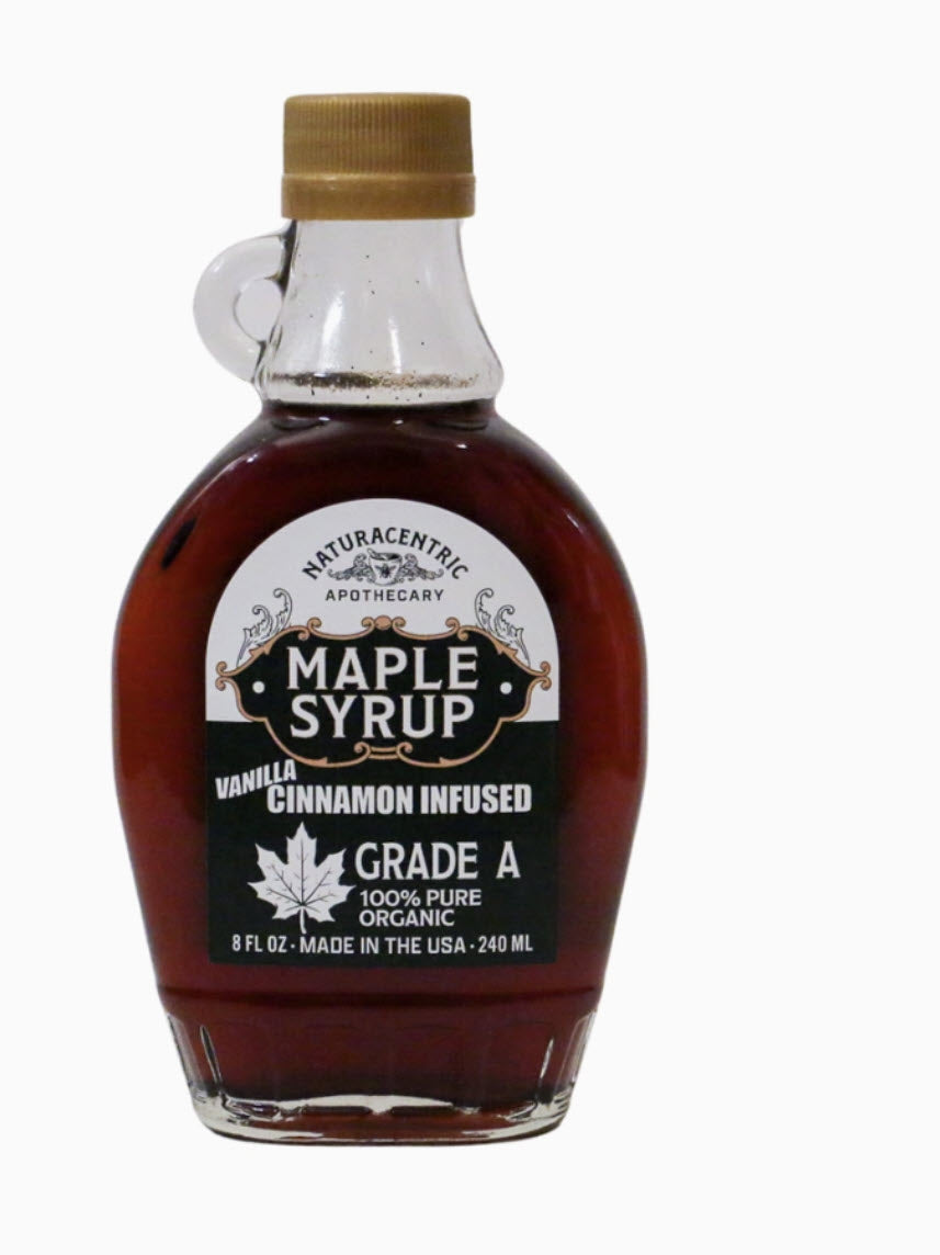 Organic Maple Syrup infused with Vanilla & Cinnamon