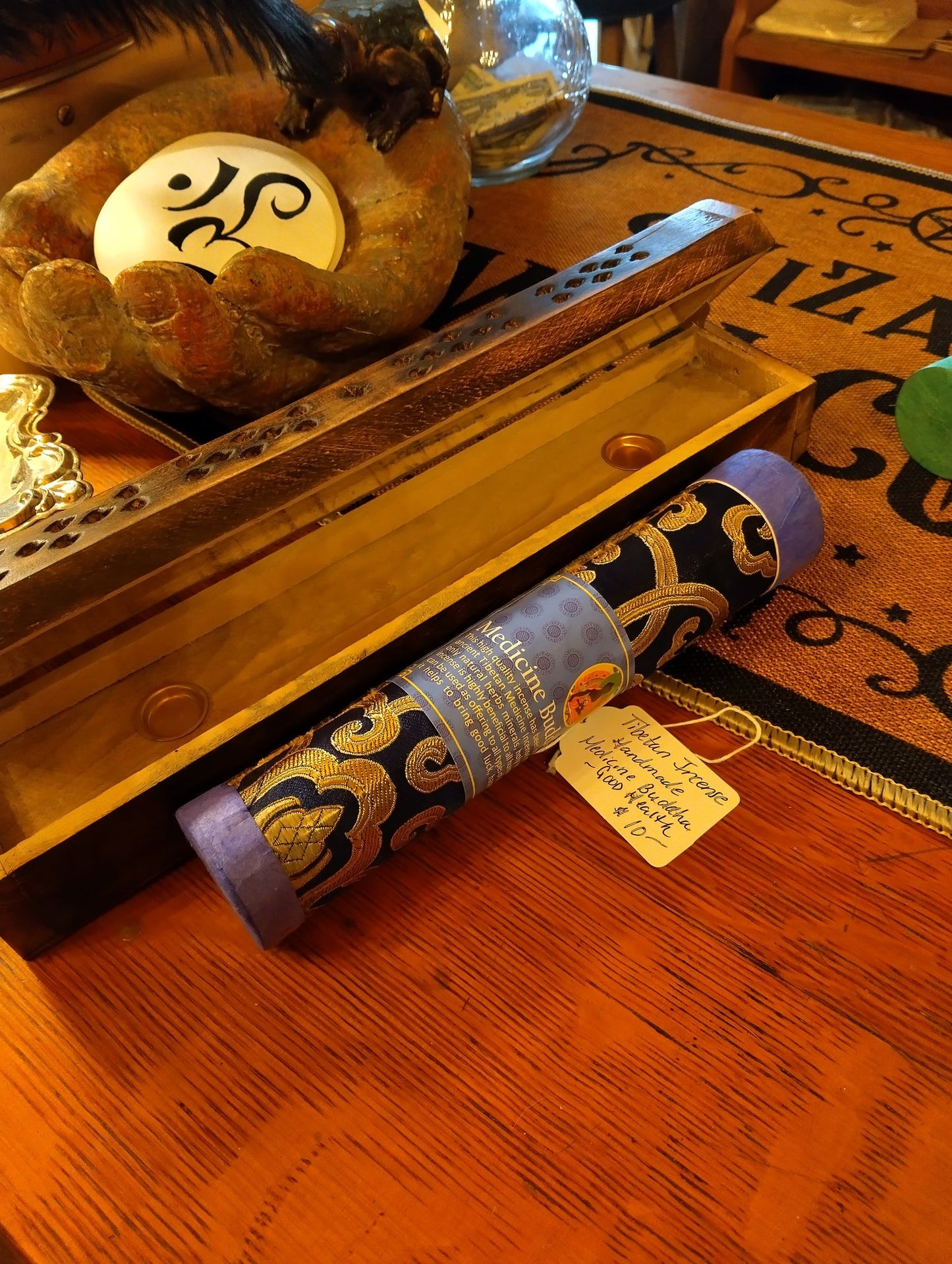 Handmade Medicine Buddha Incense - Good Health, Prosperity, & Peace