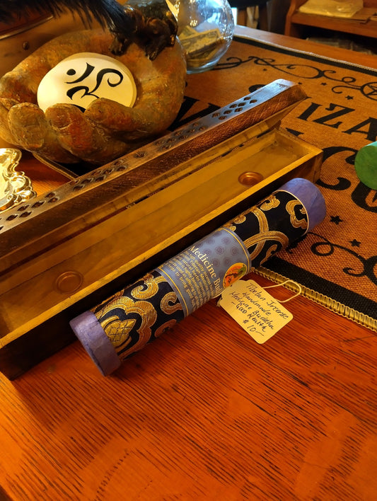 Handmade Medicine Buddha Incense - Good Health, Prosperity, & Peace