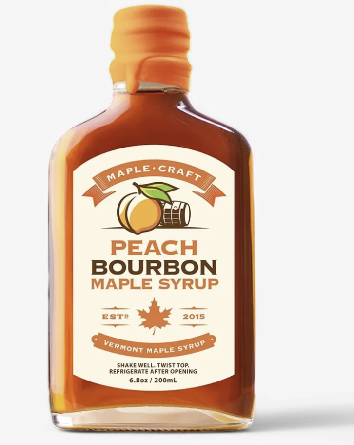 Peach Bourbon Maple Syrup