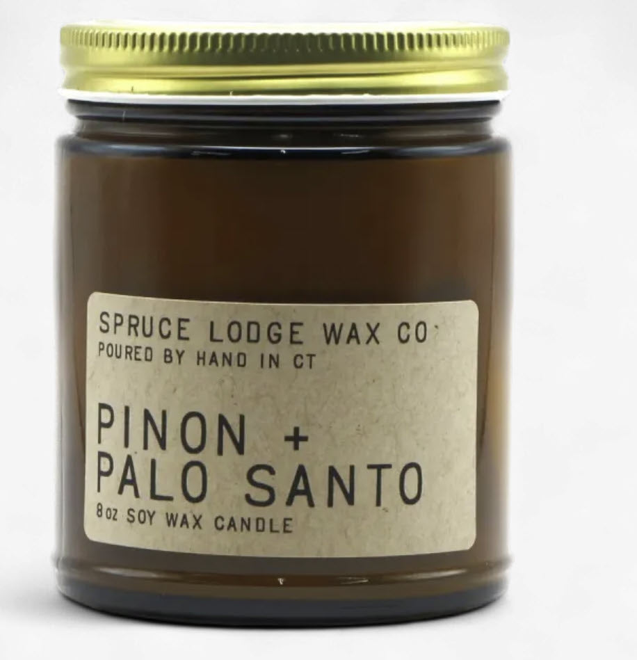 Pinon & Palo Santo Soy Wax Candle (8 oz)