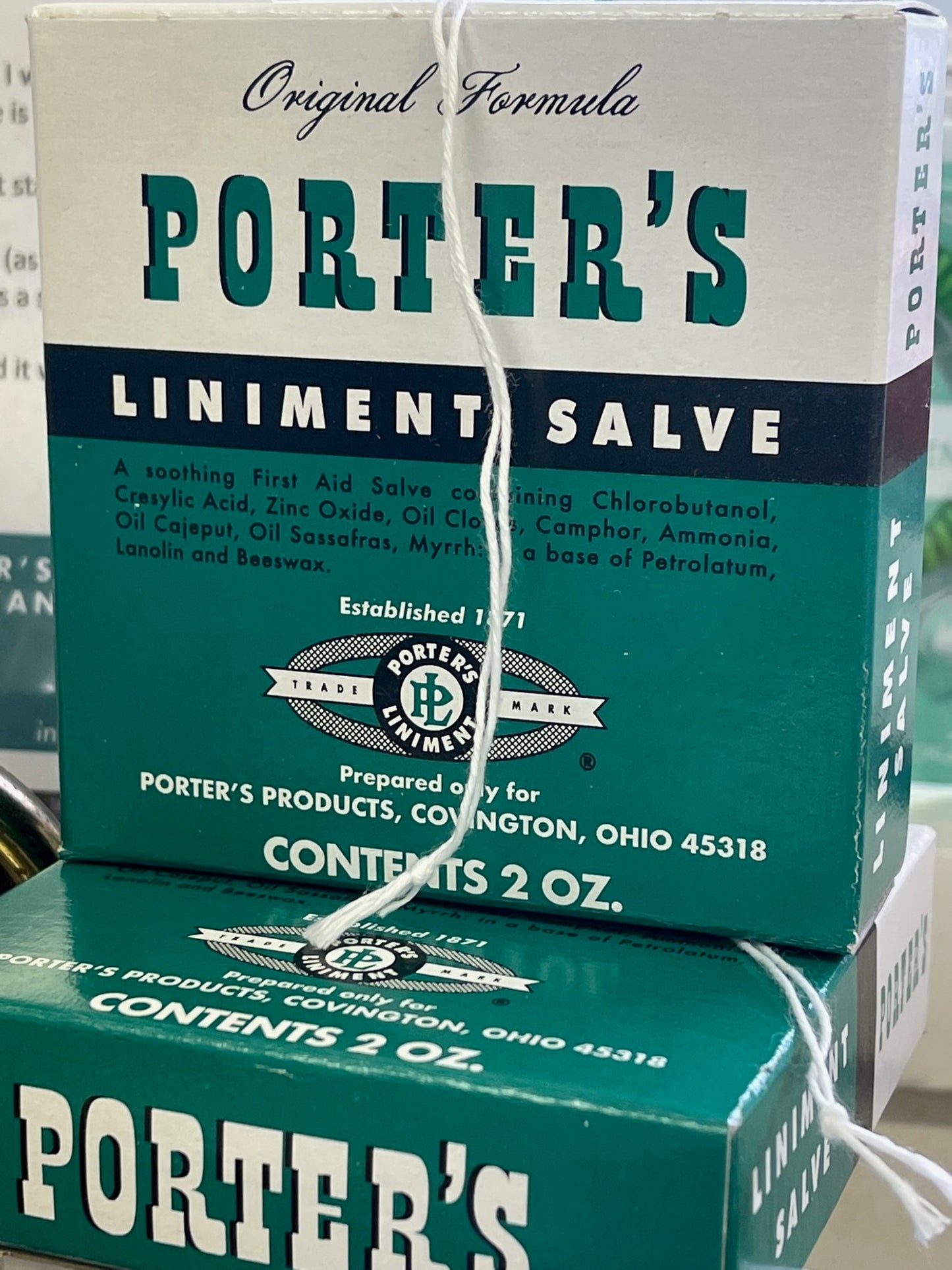 Porter's Liniment Salve - Original Formula