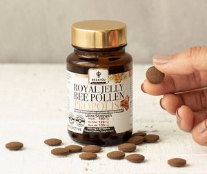 Royal Jelly, Bee Pollen, & Propolis Tablets - Ultra Strength Tablets