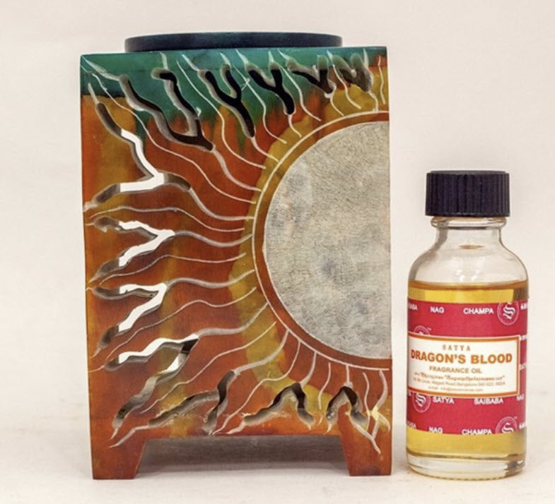 Essential Oil Soapstone Diffuser - Sun Fire Design