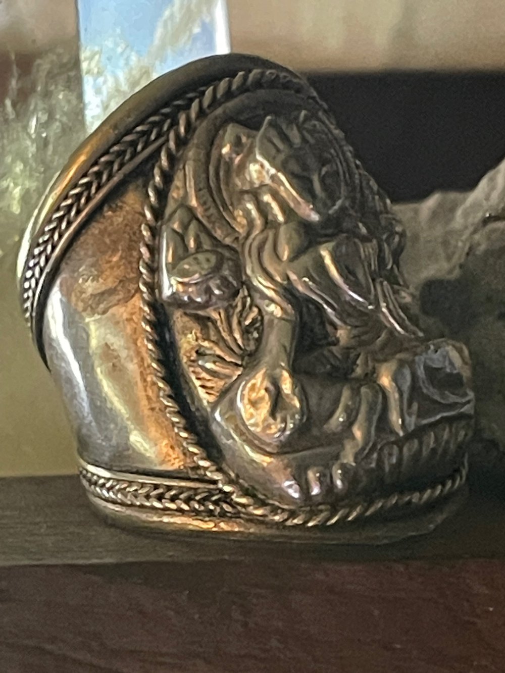 Compassion & Healing Green Tara Handmade Ring from Nepal