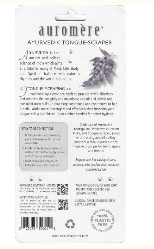 Tongue Scraper - Ayurvedic Wisdom