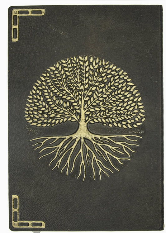 Tree of Life Journal with Raised Golden Roots