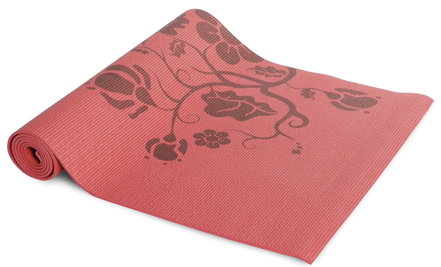 Red Floral Fire Yoga Mat
