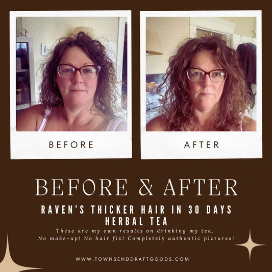 Before & After - Raven's Hair Health