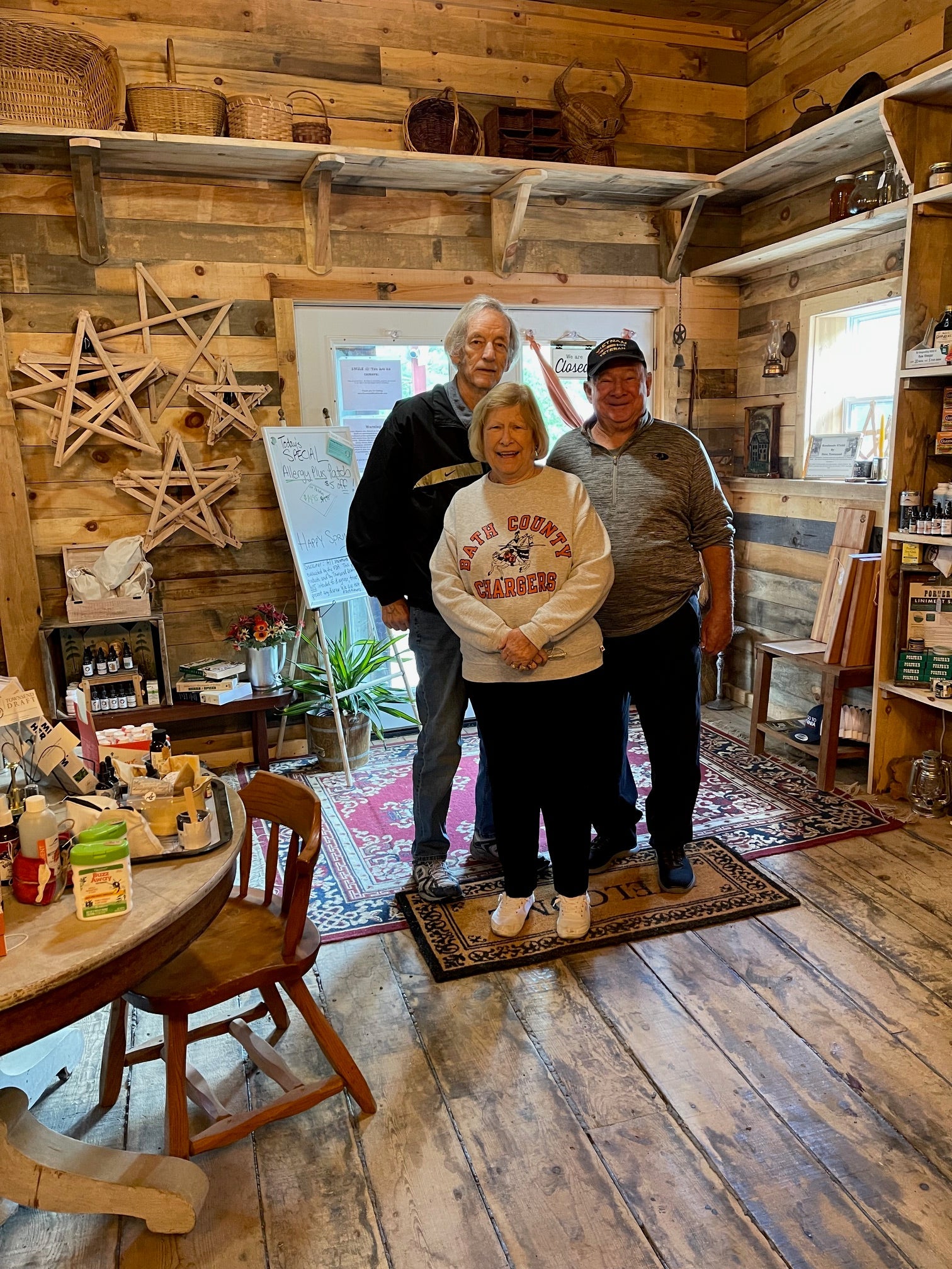 Down on the farm at Townsend Draft Goods in Mill Gap, Virginia - June 1