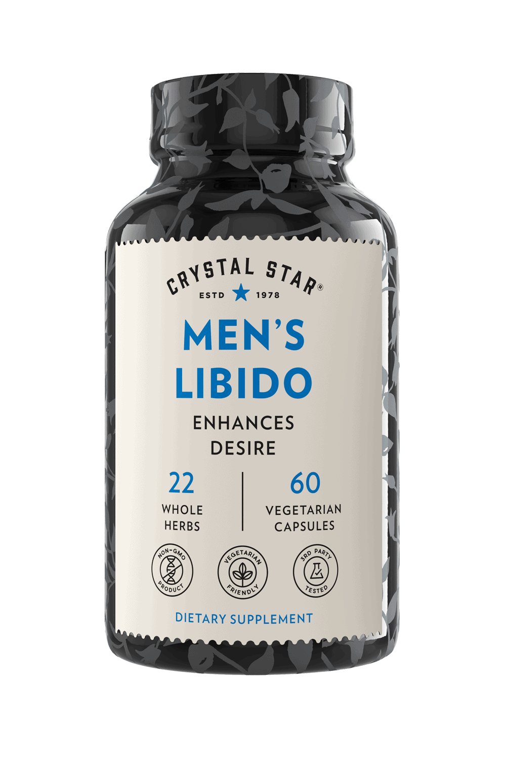 Back in stock - Men's Libido: Aphrodisiac made from 22 whole herbs