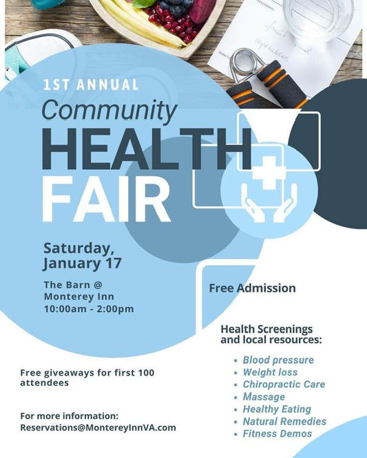 Come by & see us at the Health Fair tomorrow between 10 AM - 2 PM