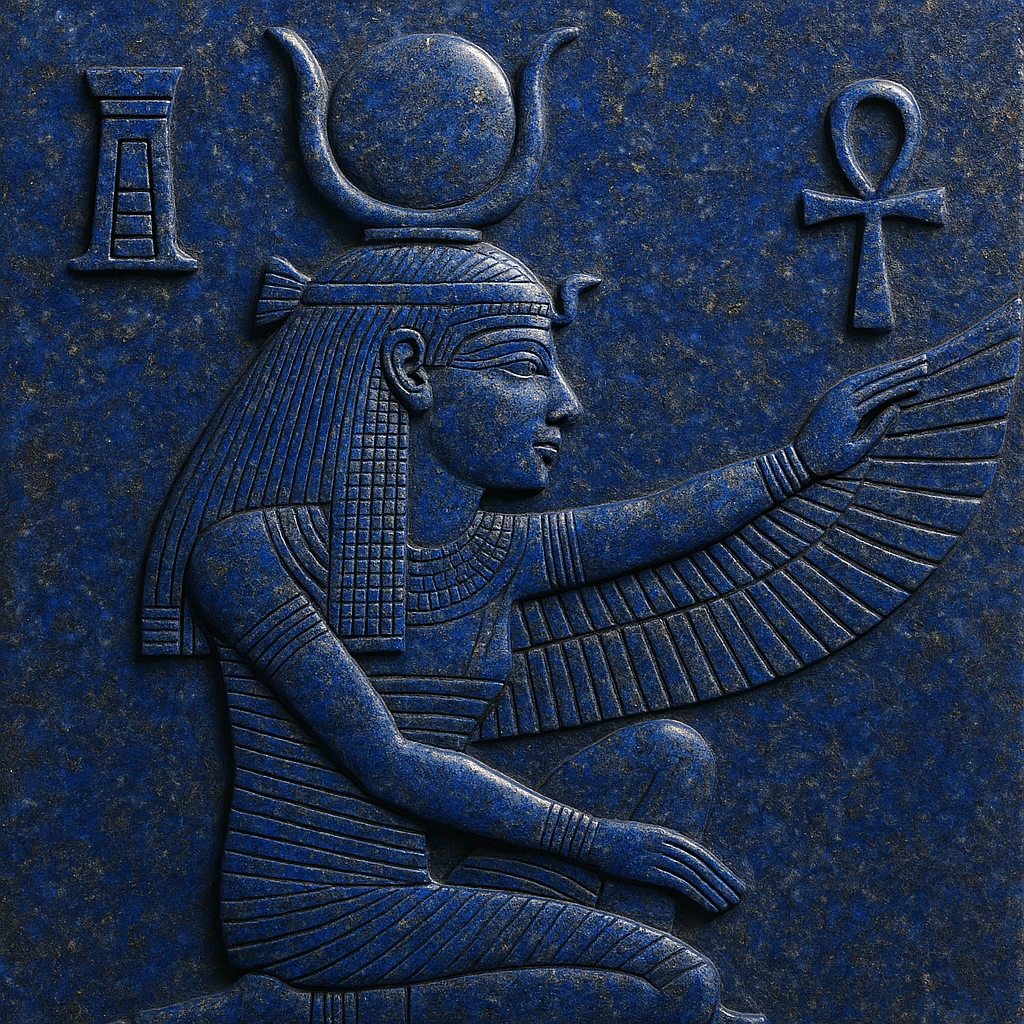 Wear Your Power. Sacred Jewelry Spotlight - Isis Goddess & Lapis Lazuli