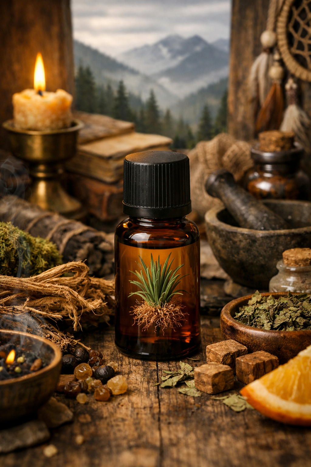 Vetiver - The deep, smoky‑sweet, & musky aroma with an hypnotic pull