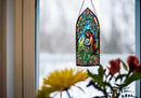Earth Goddess Glass Suncatcher (8 inches)