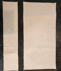 Organic Unbleached Cotton Flannel for Castor Oil Pack Compress (9x18)