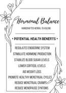 Hormonal Balance Handcrafted Herbal Tea Blend