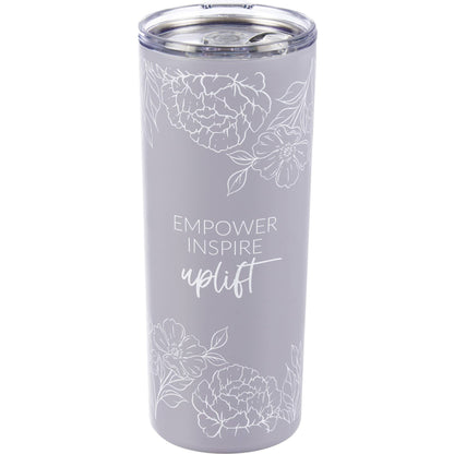 Tea Tumbler - Empower Inspire Uplift