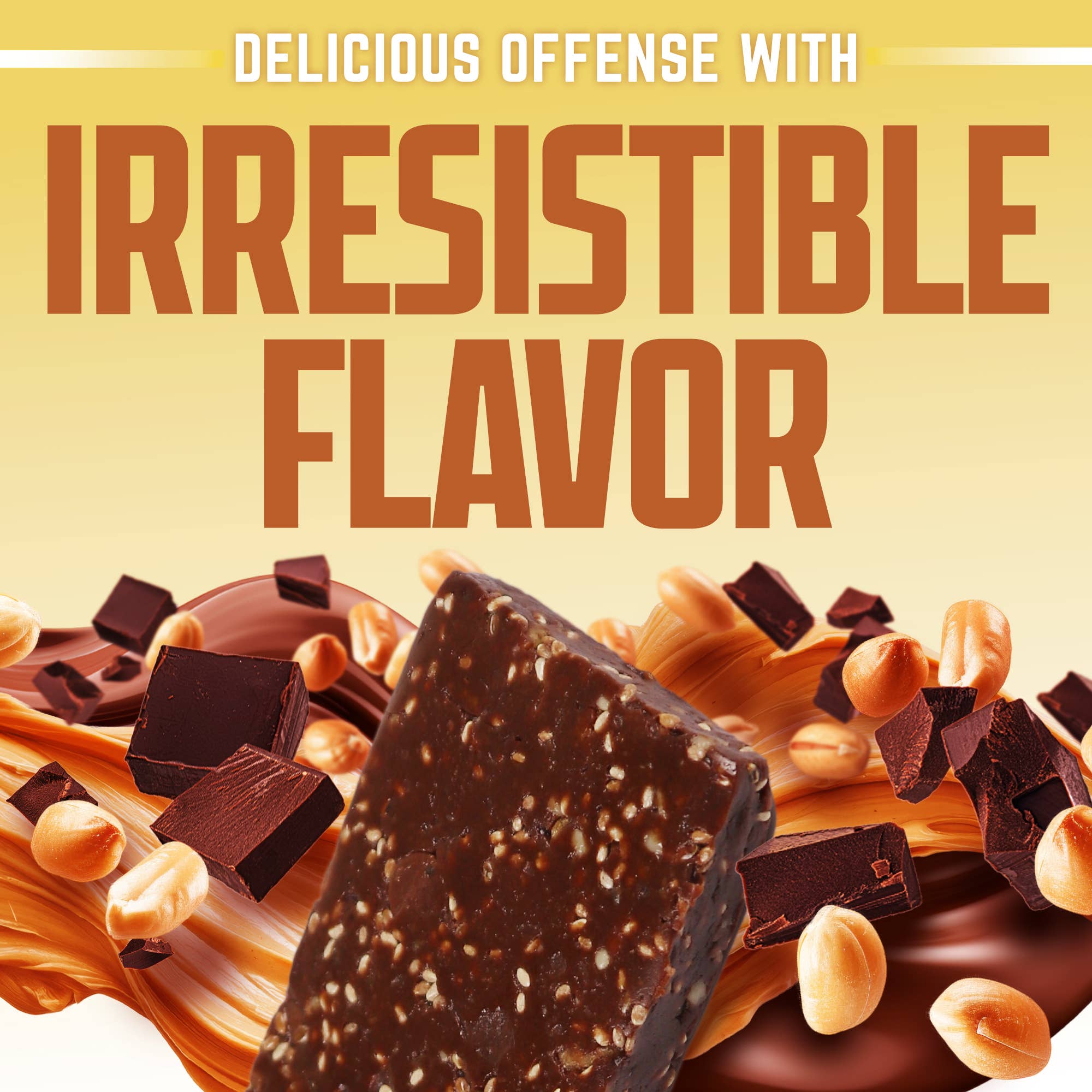 Peanut Butter Chocolate Defender Bar (Chia, Hemp, Flax, Dandelion Flower, Psyllium Husk)