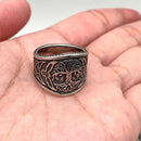 Viking Celtic Knot Tree of Life Titanium Steel Ring (Size 13)