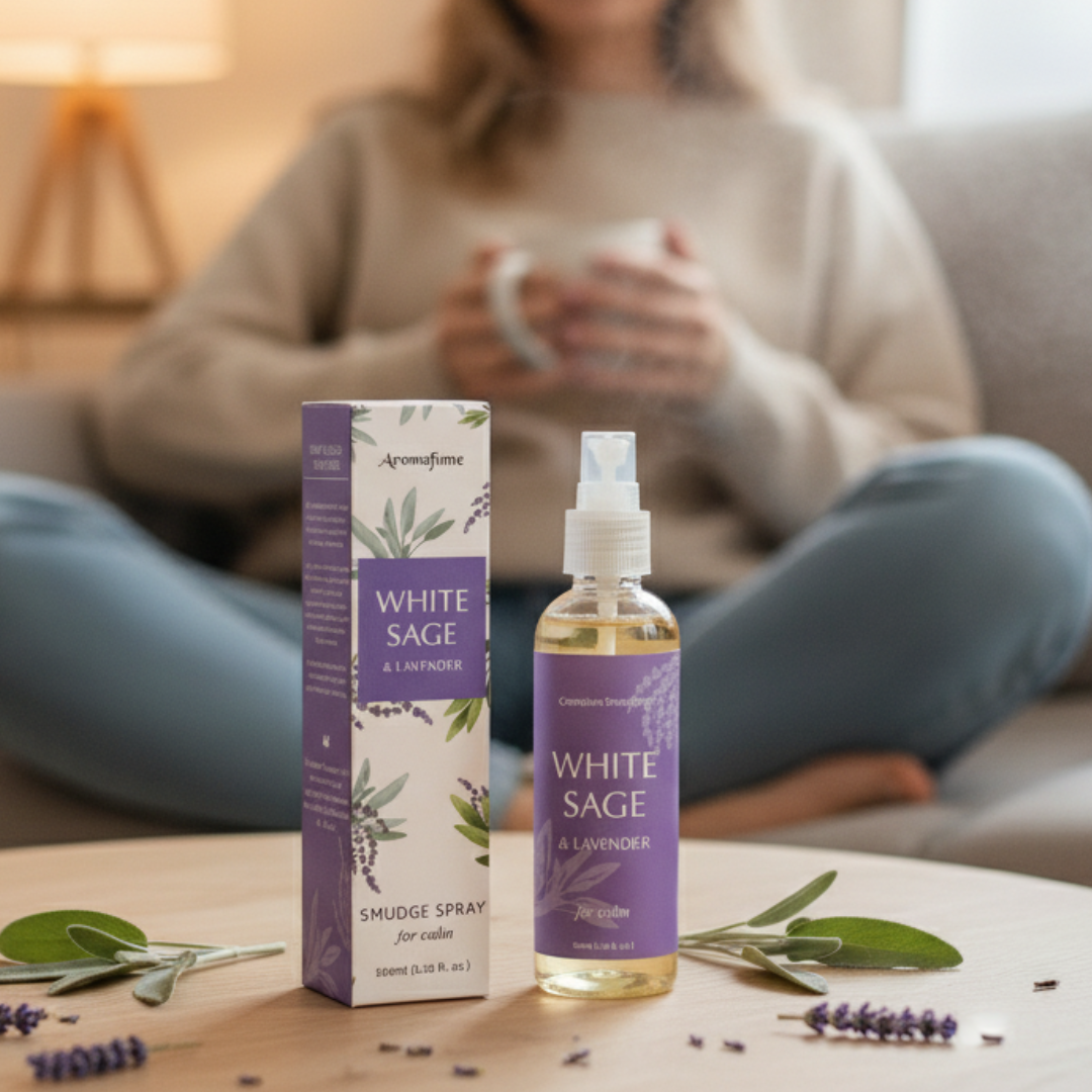 White Sage & Lavender Smudge Spray | Sage Cleansing Spray