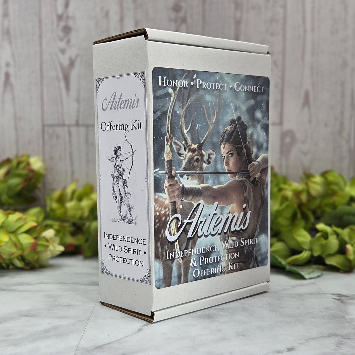 Artemis Ritual Kit - Goddess of the Hunt & Fierce Protection Offering Kit (Honor, Protect, Connect)