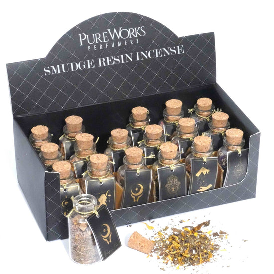 Mystical Smudge Resin in a Magical Glass Vial with Cork Top