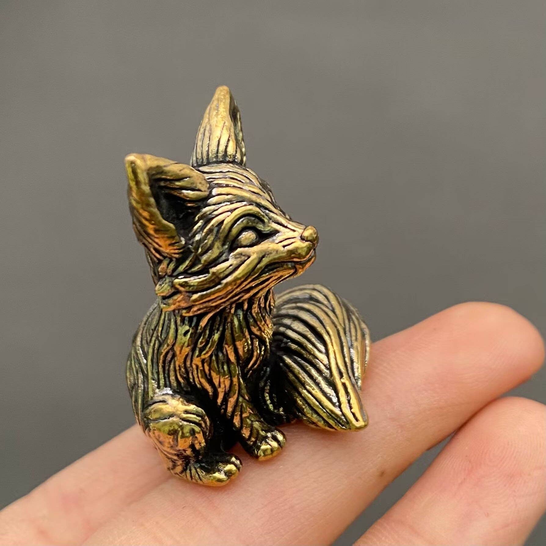 Brass Little Fox